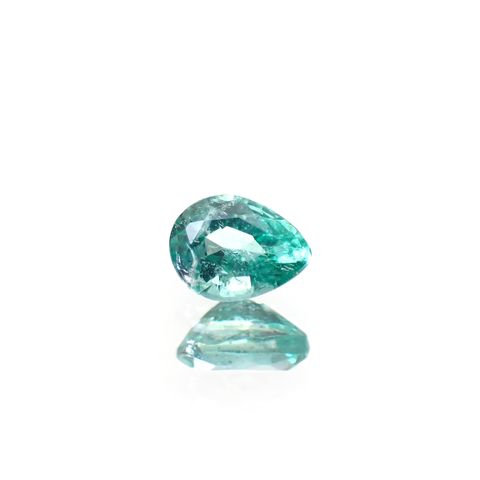 ブルーエメラルド(ブルーグリーンベリル) ザンビア産 0.28ct [250430288]4.9x3.7mm前後