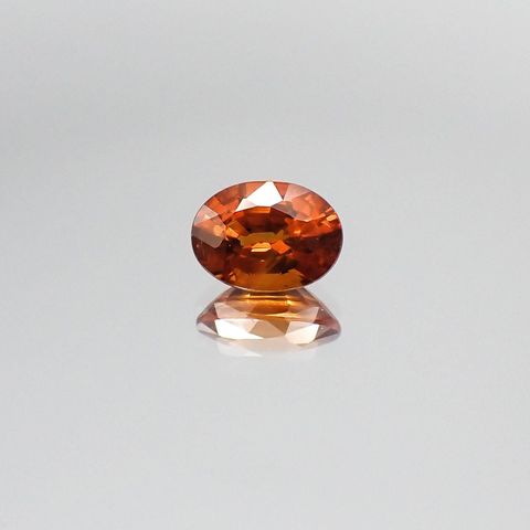 スペサルティンガーネット(宝石名スペサルティン・ガーネット)ナイジェリア産 1.15ct 識別済[230522156]7x5.2mm前後