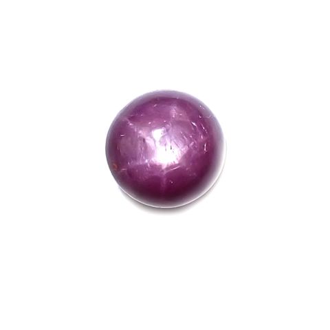 パープルスターサファイア(宝石名パープル・スター サファイア)インド産 1.84ct 識別済[230522221]6x6mm前後