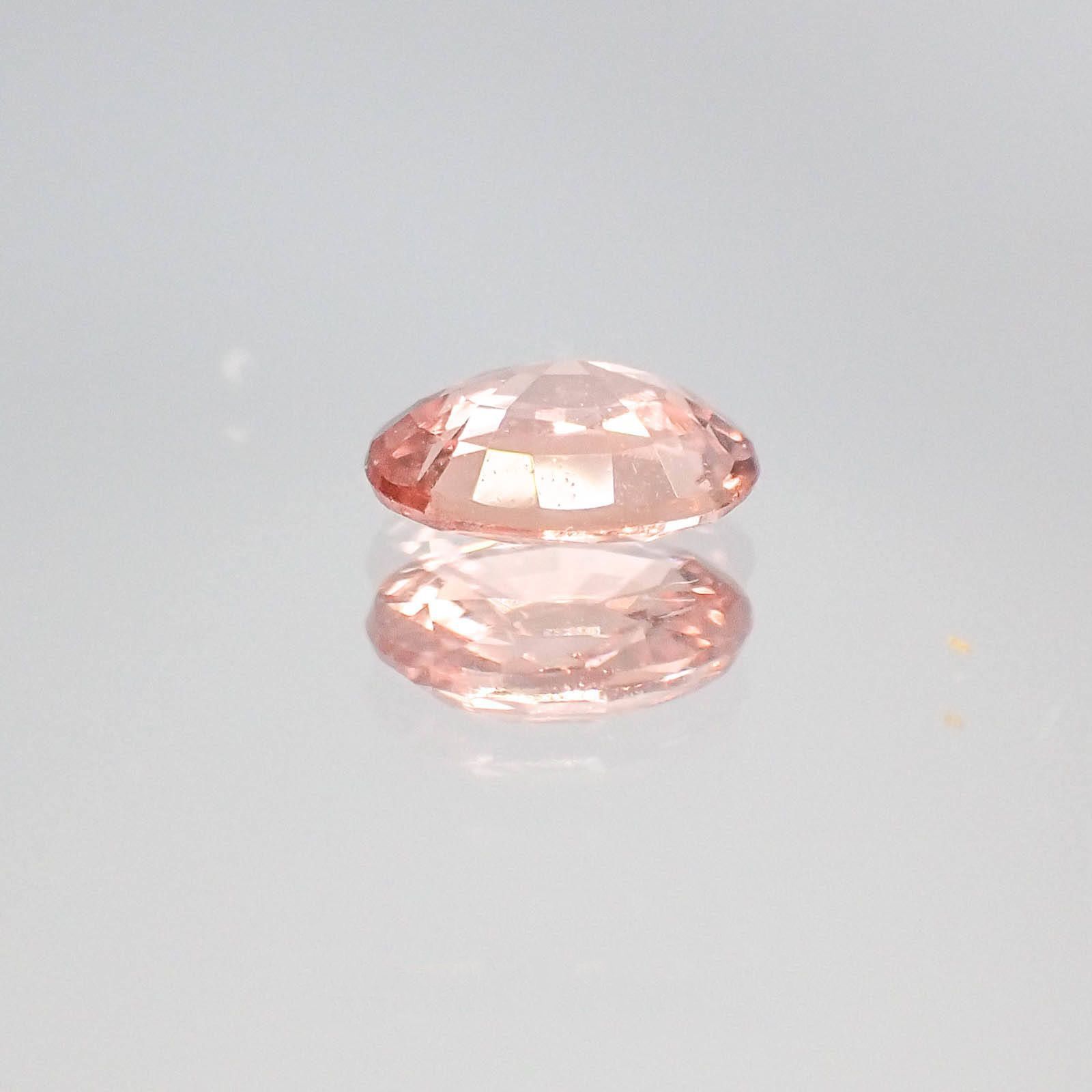 パパラチャサファイア スリランカ産 0.27ct CGL鑑付[20062891]4.6×3.9mm前後