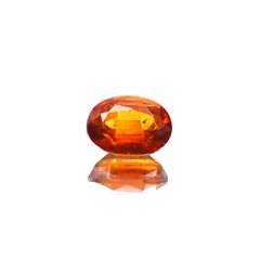オレンジカイヤナイト(宝石名カイヤナイト) ネパール産 1.07ct 識別済[210812450]7×5mm前後