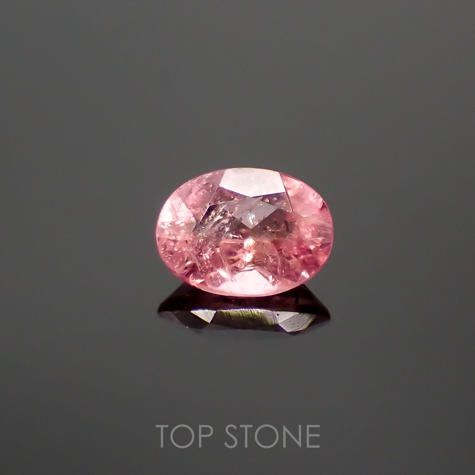 ペツォッタイト(ラズベリル)(宝石名ペツォッタイト) マダガスカル産 0.156ct ソ付(彩珠)[210812618]3.9×3mm前後