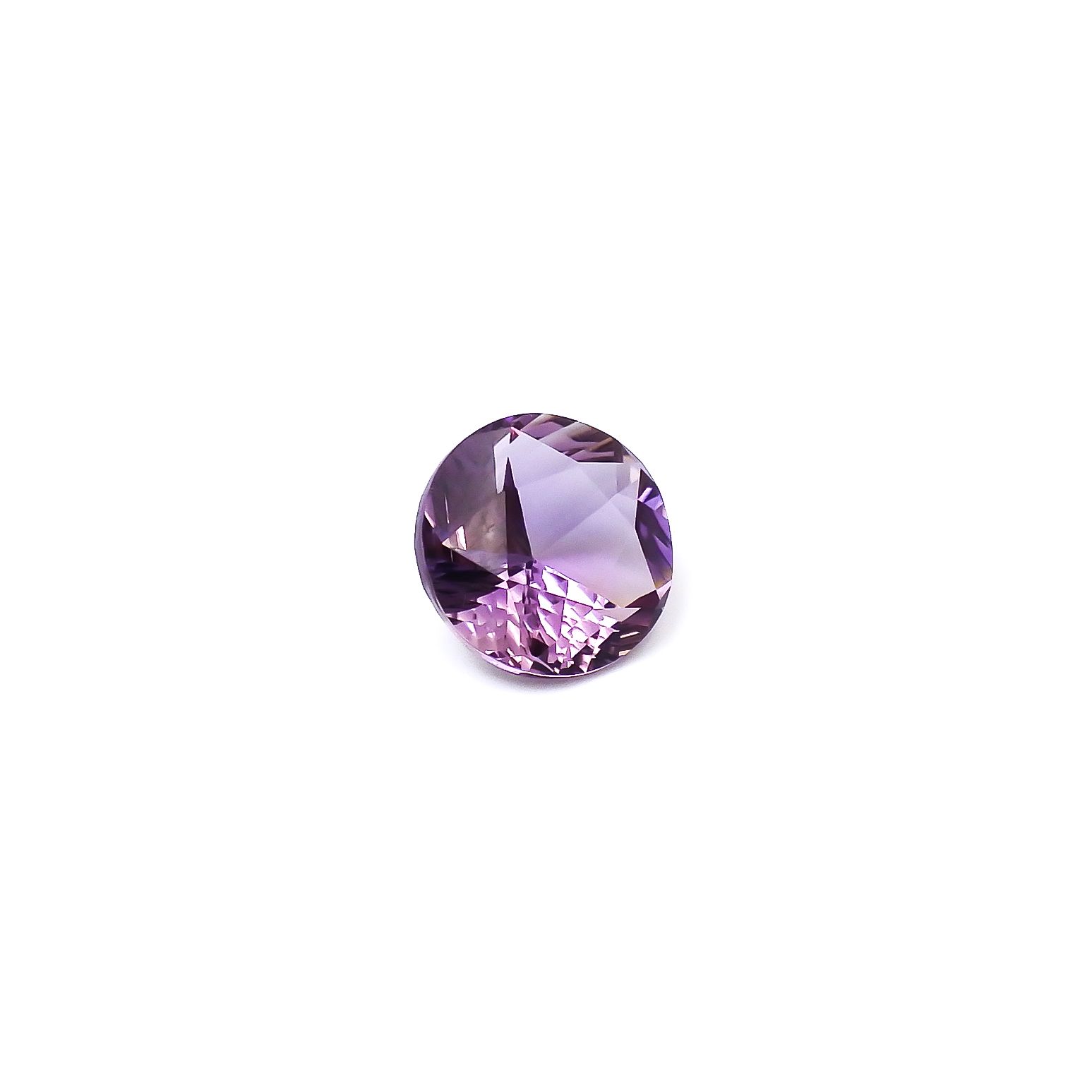 ◇カスタムカット◇アメトリン ブラジル/ボリビア産 5.26ct / 12.1x12.1mm前後 [260632314]