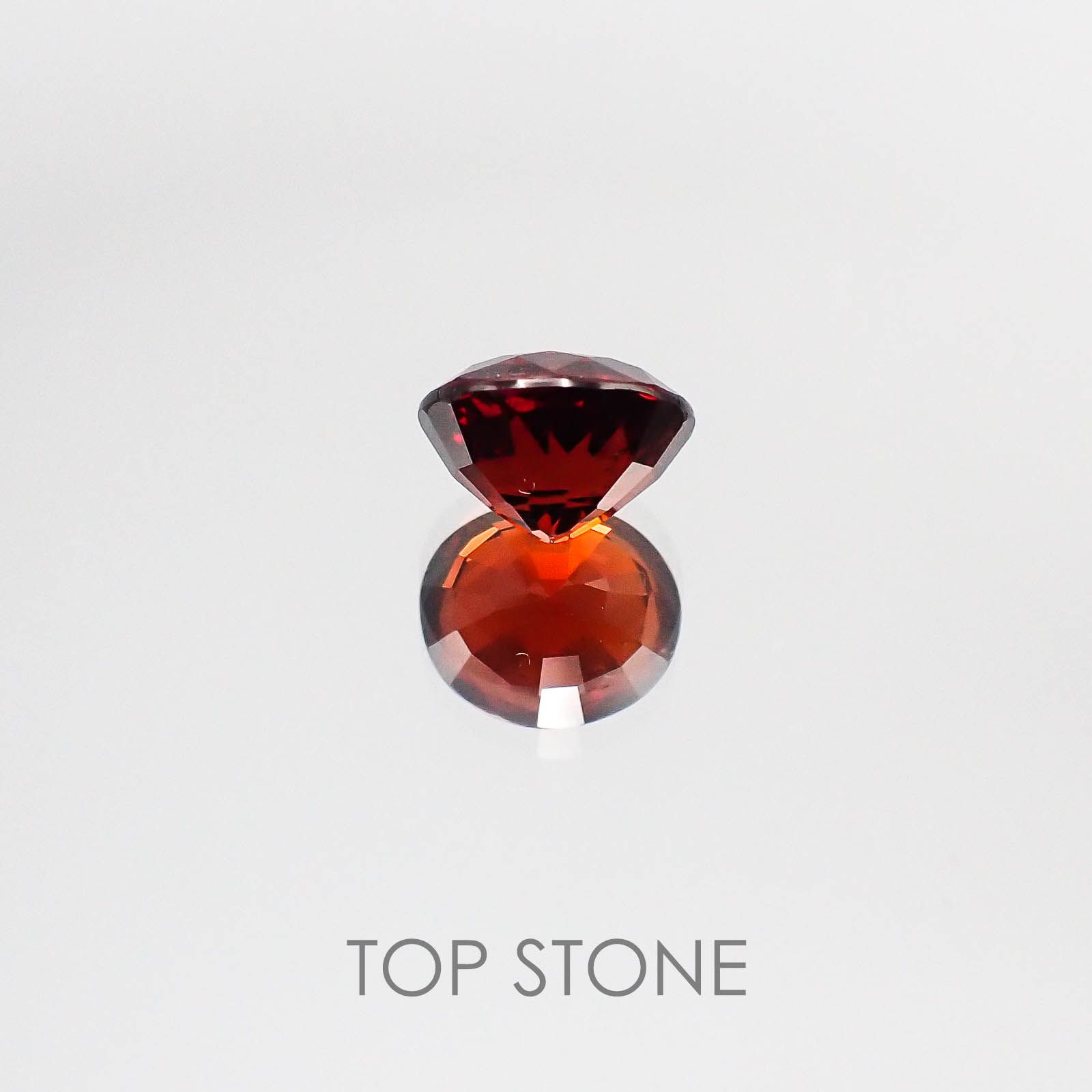 スペサルティンアルマンディンガーネット マダガスカル産 ルース 1.80ct[20073704]7.2×6.2mm前後