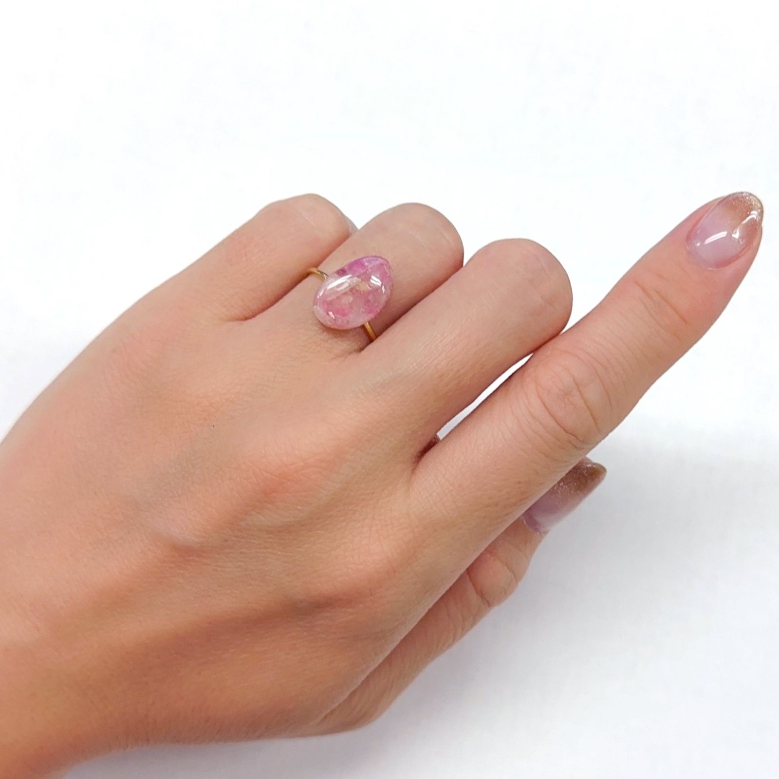 コバルトカルサイト/ドロマイト コンゴ産 4.87ct [231023664]14.9x9.4mm前後