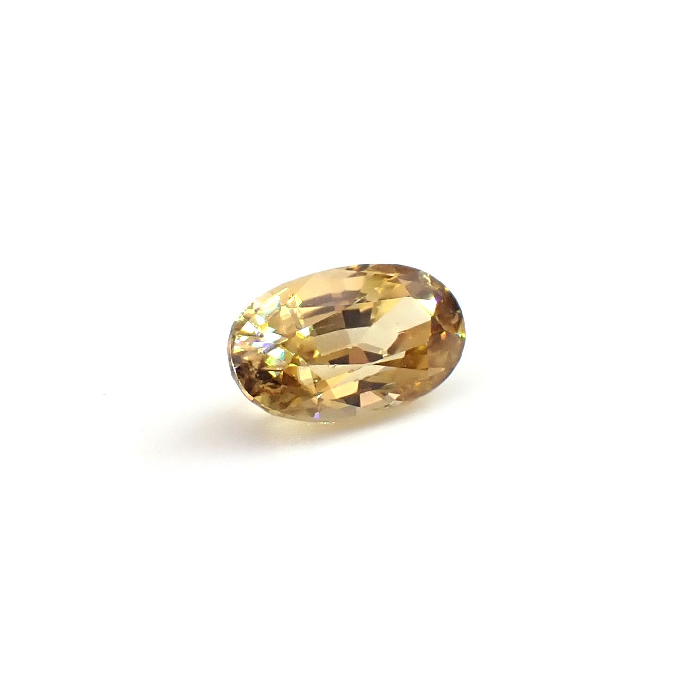 イエロージルコン スリランカ/カンボジア産 2.30ct / 9x5.5mm前後 [260932965]