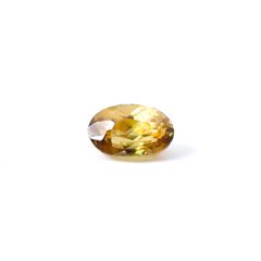 ゴールデンスフェーン(宝石名スフェーン)マダガスカル産 識別済 0.55ct / 6x3.8mm前後 [260632355]