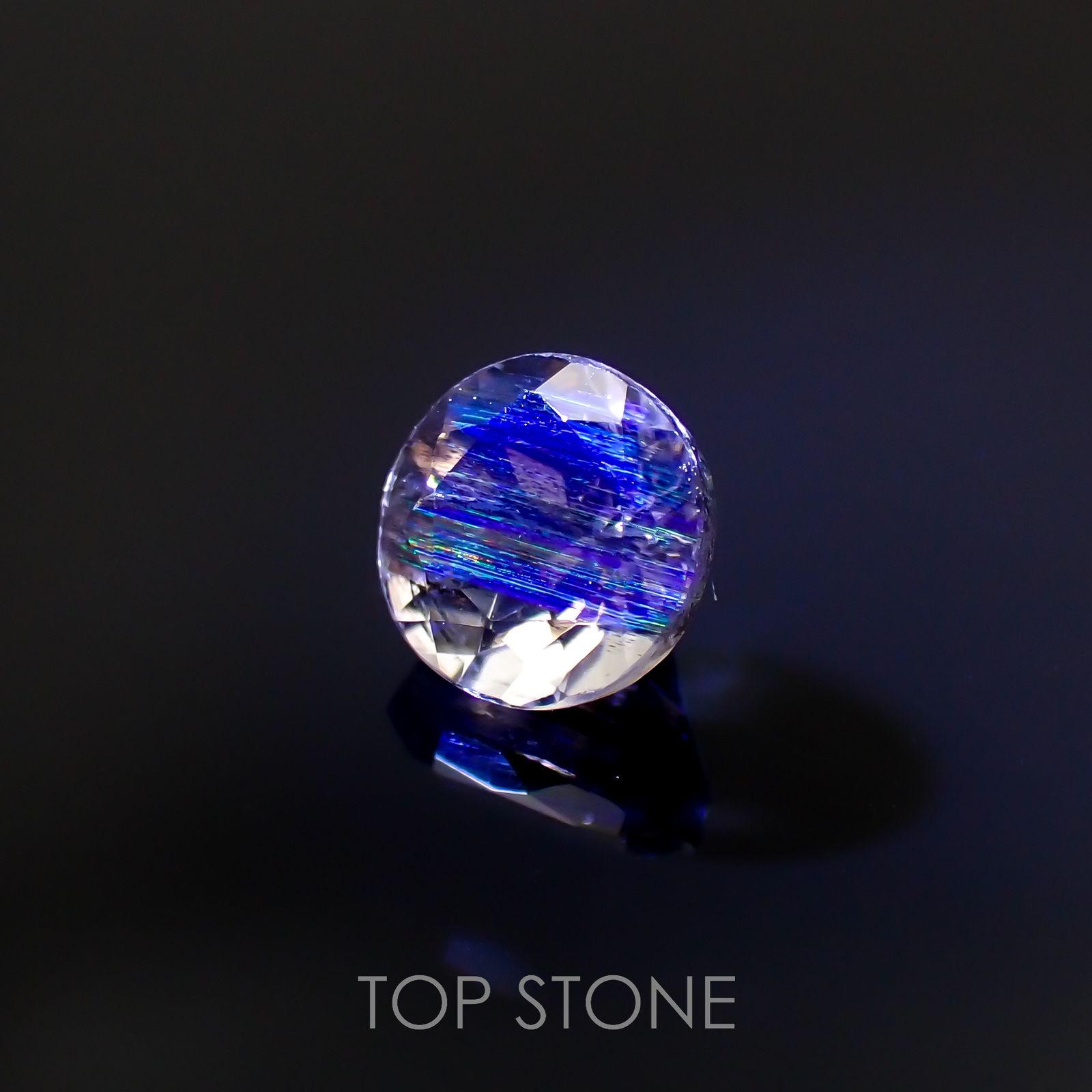 レインボースキャポライト ブラジル産 0.50ct[221119049]4.8x4.9mm前後