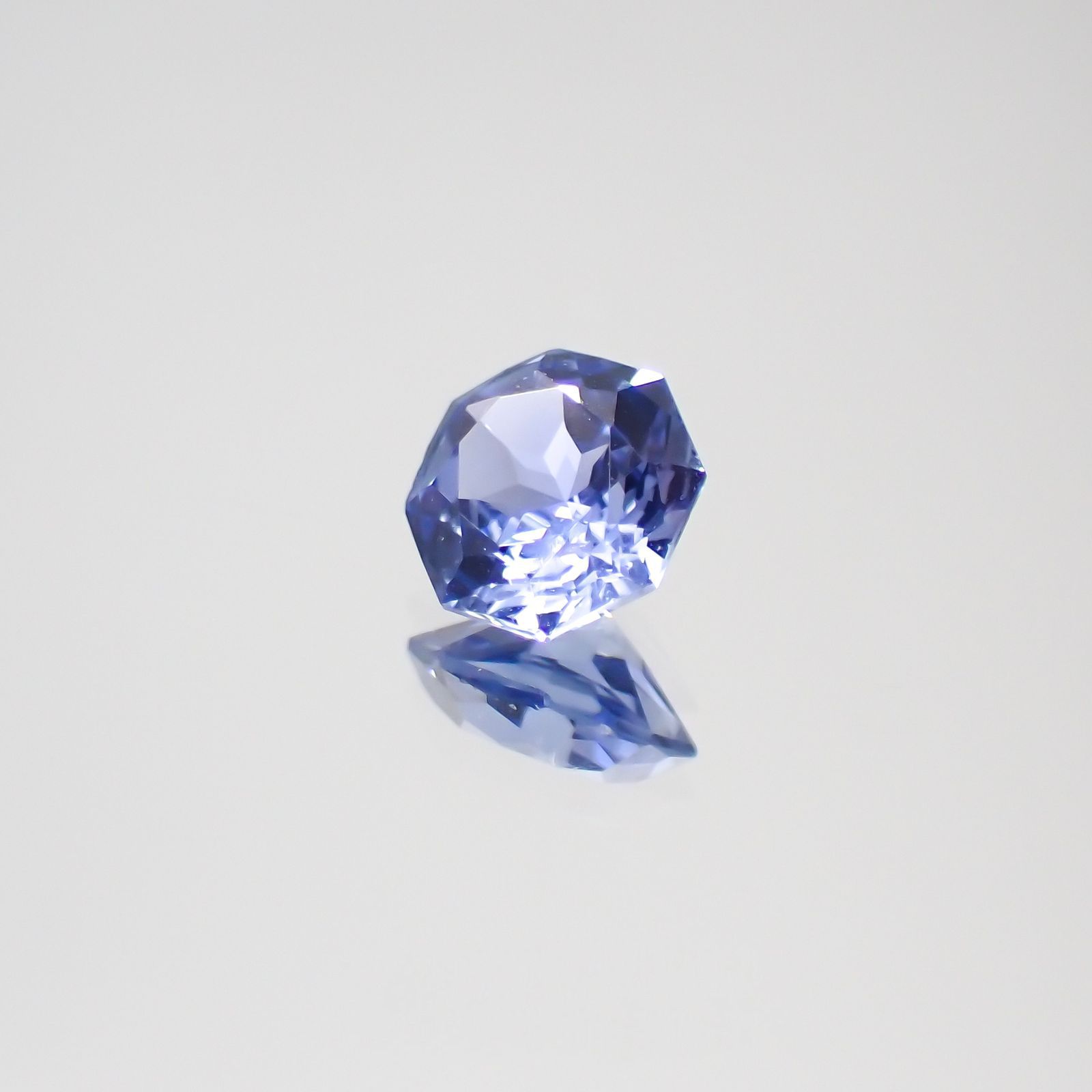 ◇オクタゴンカット◇サファイアSA(宝石名サファイア) マダガスカル産 0.32ct 識別済[210611057]4×4mm前後