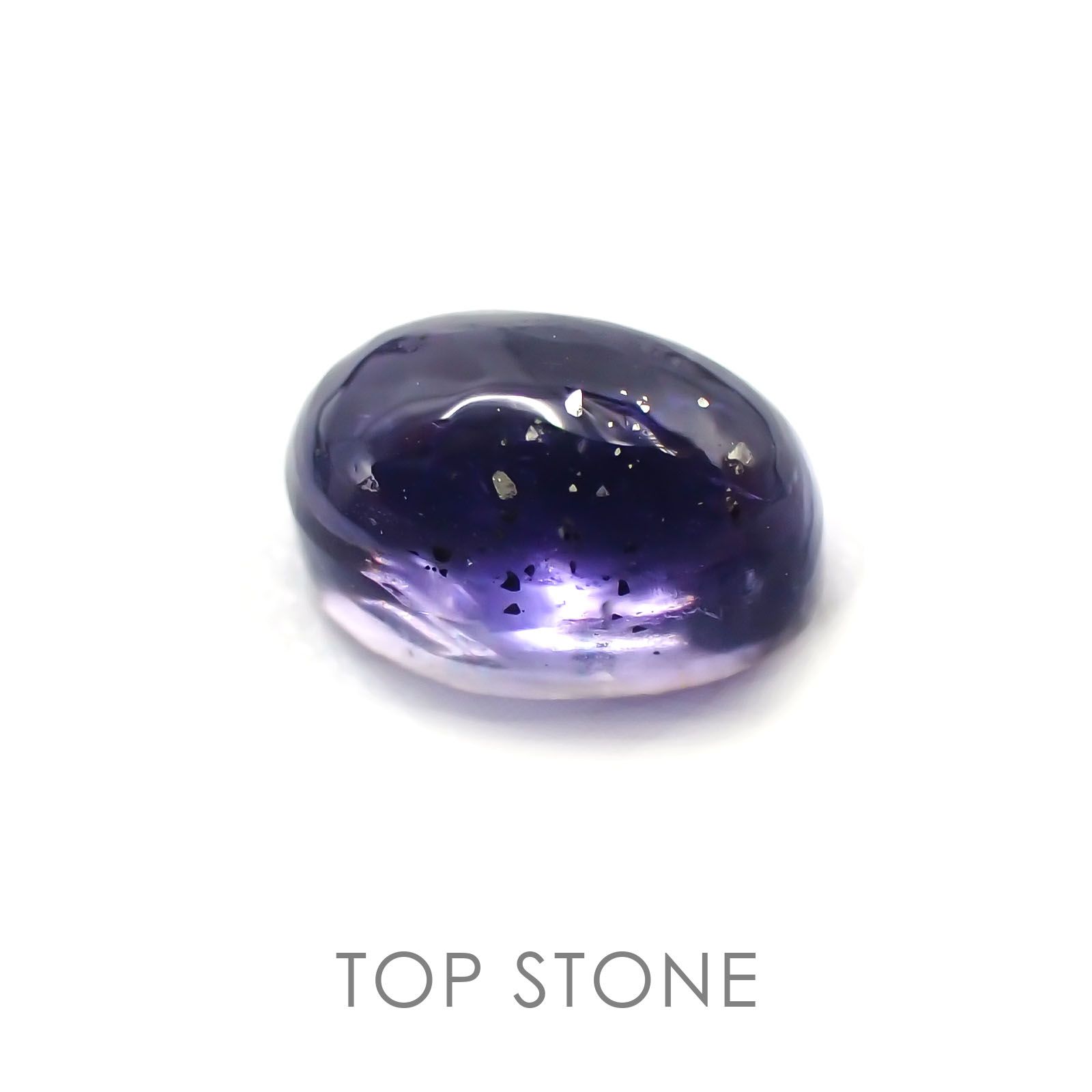 アイオライトサンストーン ブラジル産 ルース 0.64ct[21019610]6.1×4mm前後