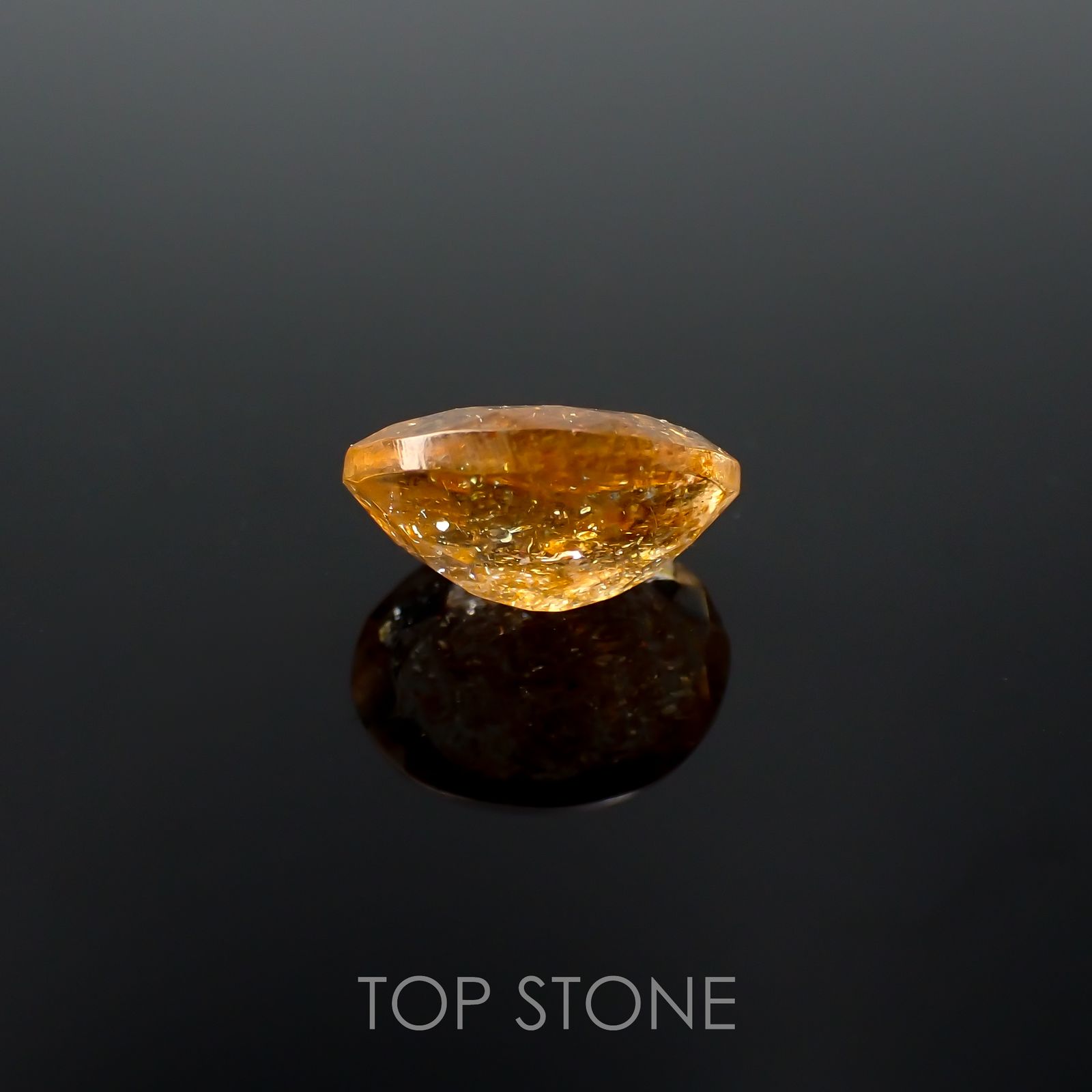 イリュージョンサンストーン インド産 1.61ct[221219253]8.9x7mm前後