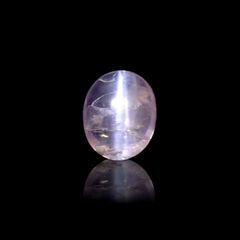 マリアライトキャッツアイ フルオレッセンス(宝石名ピンク スキャポライト・キャッツアイ)アフガニスタン産 2.384ct ソ付(彩珠)[231023945]9.8x7.8mm前後
