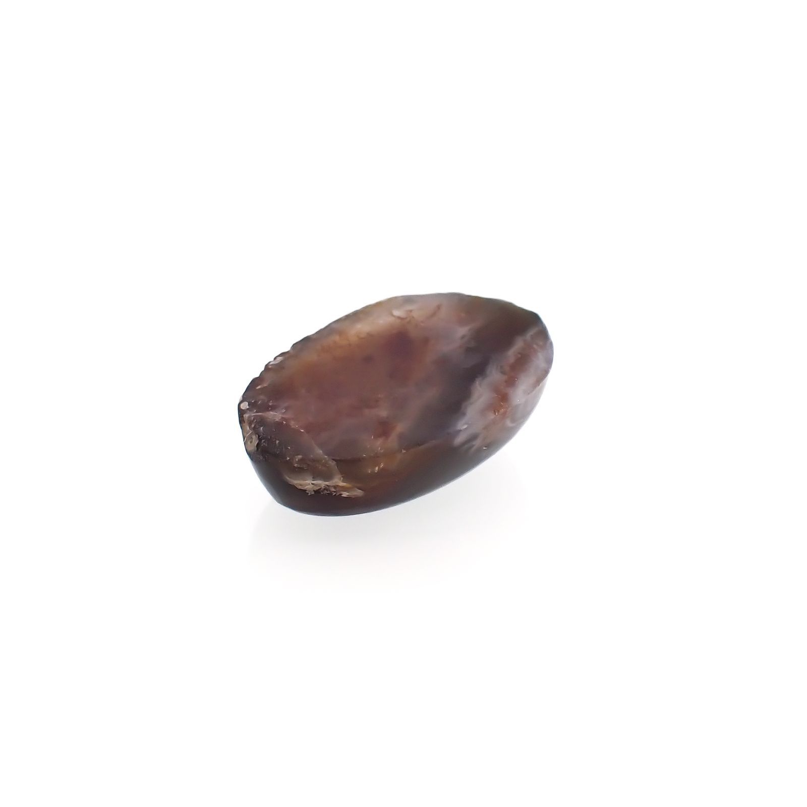 ◇フリーフォーム◇ファイヤーアゲート メキシコ産 3.84ct[220917771]12.4x8.8mm前後