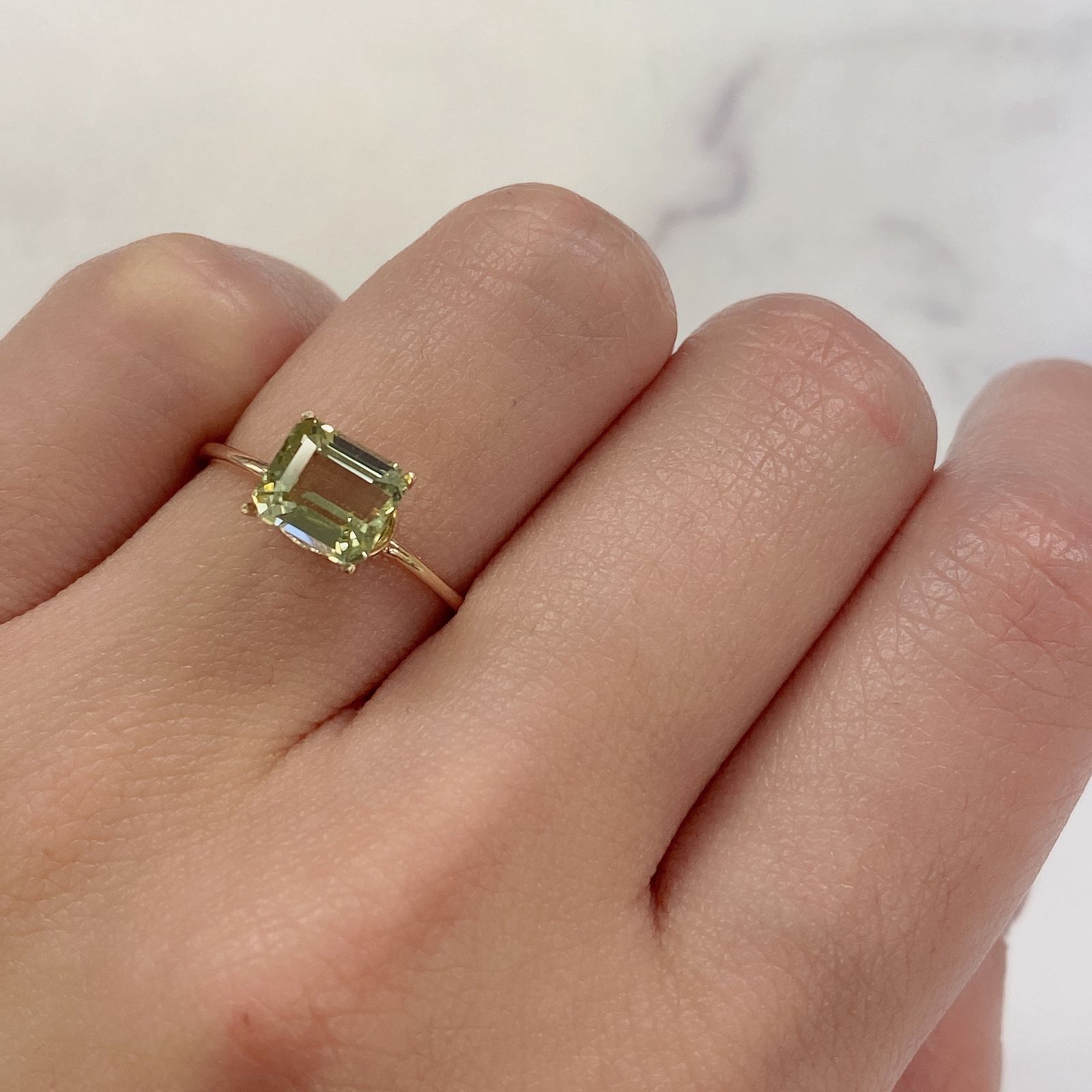グリーンフロストルマリン(宝石名トルマリン) ルワンダ産 1.486ct ソ付(彩珠)[211013639]6.8×6.1mm前後