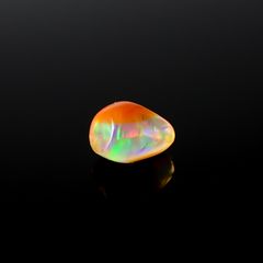ファイヤーオパール 原石 メキシコ産 0.84ct[240125271]6.5x4.9mm前後