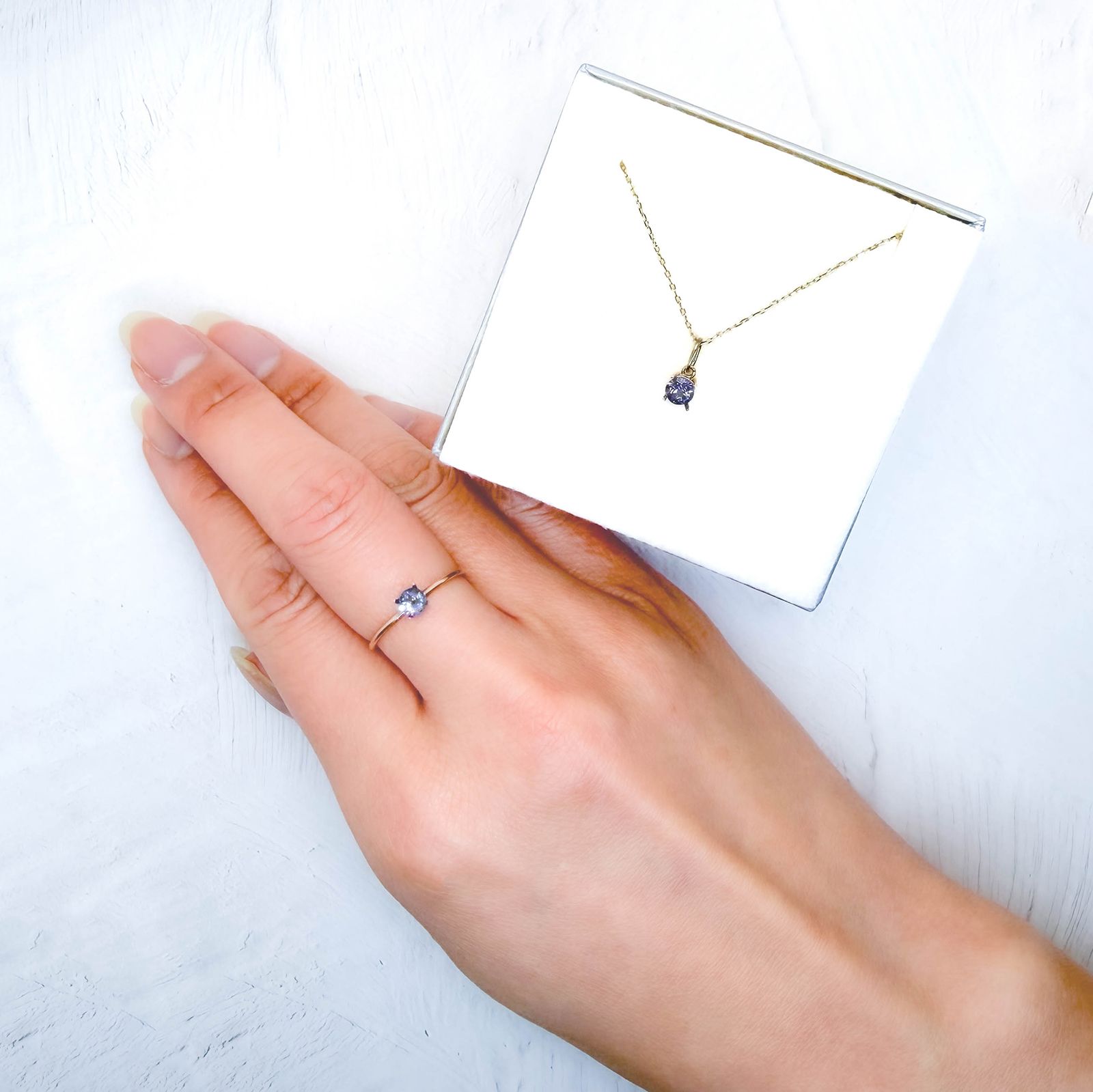 ◇ペアセット◇タンザナイト タンザニア産 0.60ct(2pcs合計) / 3.9x3.9mm前後 [251231482]