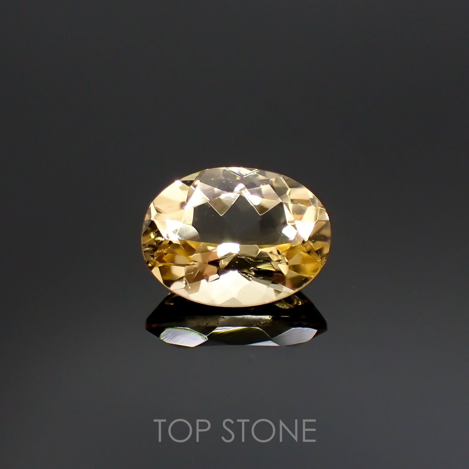 イエローベリル(宝石名イエロー・ベリル)ブラジル産 1.15ct 識別済[211113654]8x6.1mm前後