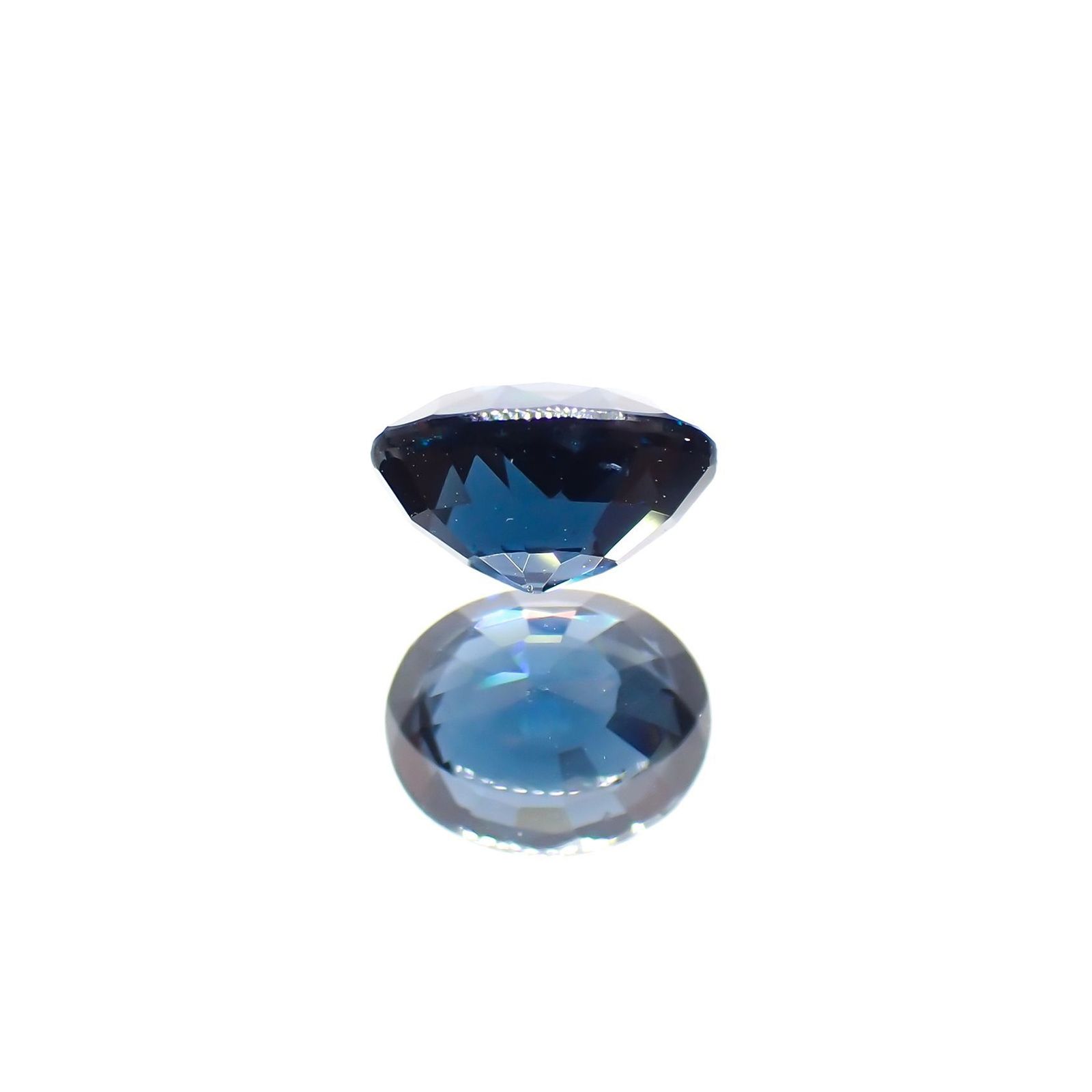 コバルトブルースピネル(宝石名ブルー・スピネル)スリランカ産 日独鑑付 1.378ct / 7.16x5.82mm前後 [260717240]