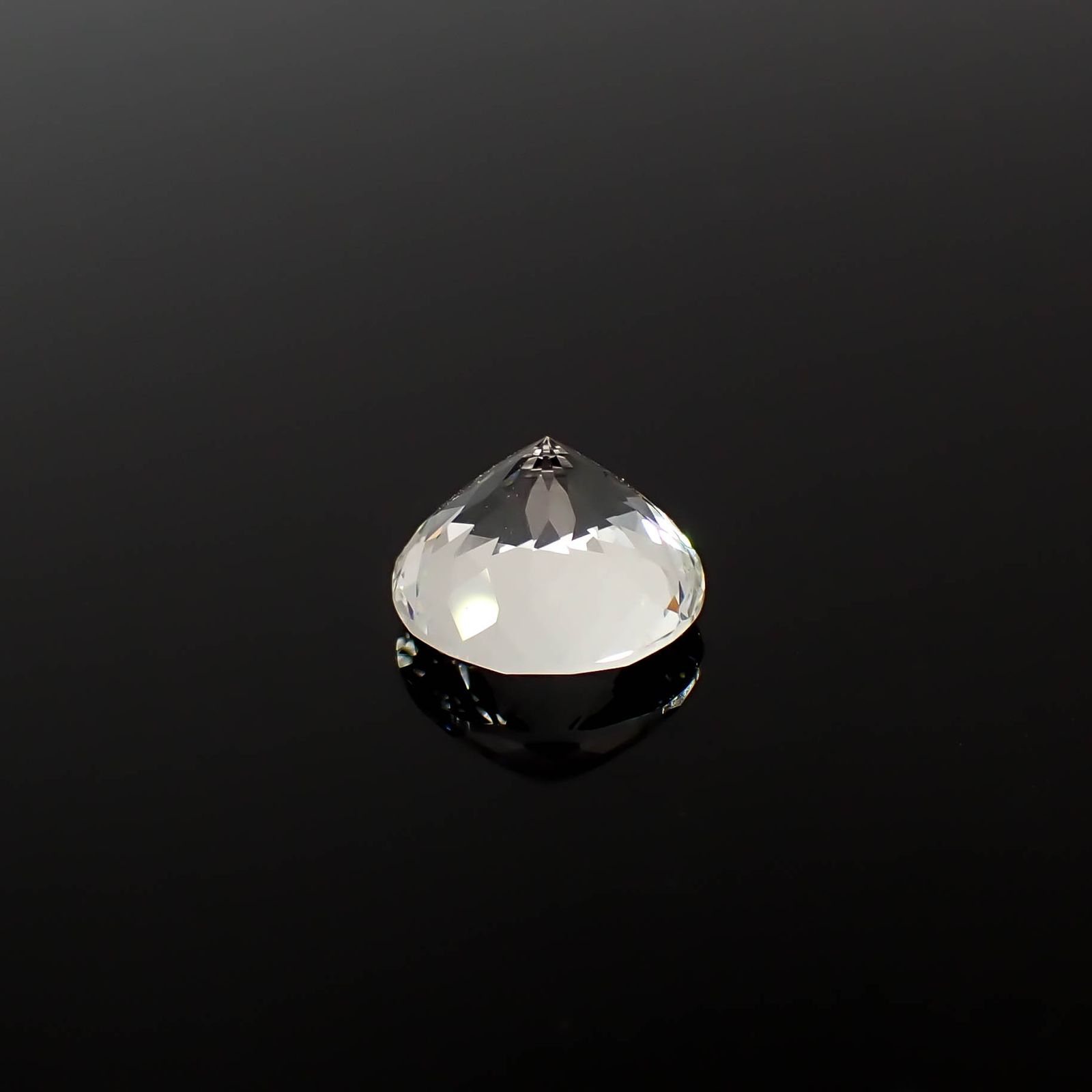 オーソクレース(宝石名ホワイト・オーソクレース)パキスタン産 2.73ct 識別済[240627997]9.5x9.5mm前後