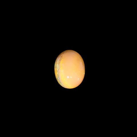 北海道石(北海道オパール) 北海道河東郡鹿追町然別産 3.38ct [250530387]10.7x8.4mm前後