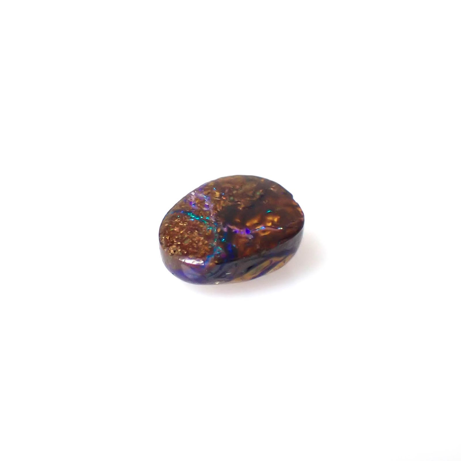 ◇フリーフォーム◇ボルダーオパール オーストラリア産 1.14ct [250330121]7.5x6.1mm前後
