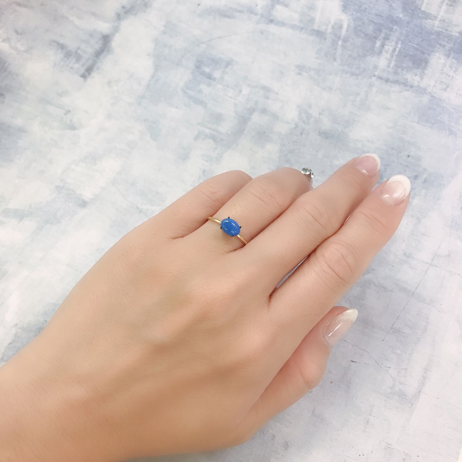 セルレアイト(宝石名セルレアイト) ボリビア産 0.73ct 識別済[220716889]7.1x5.2mm前後