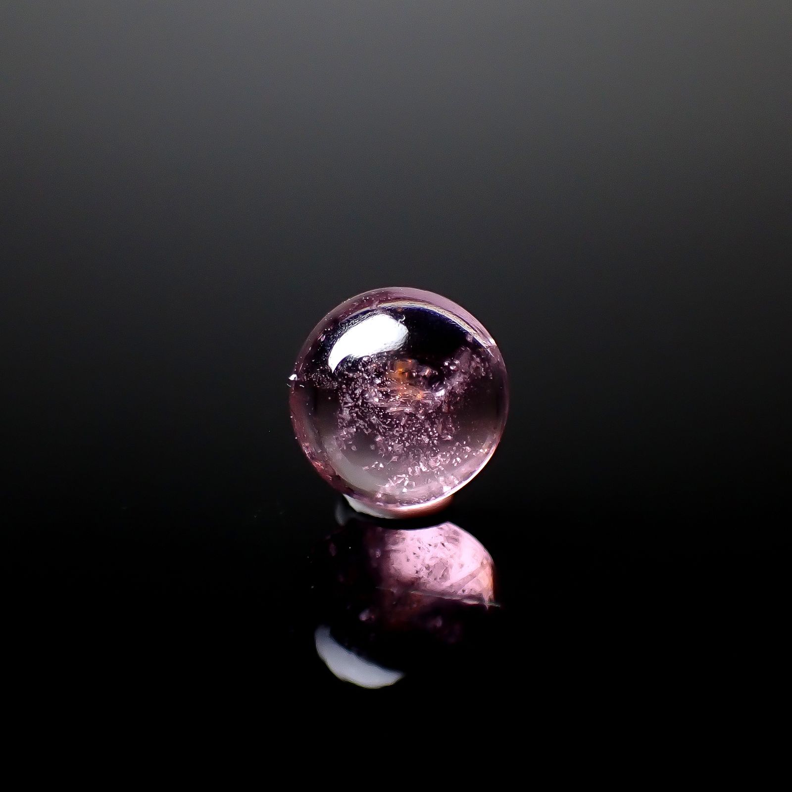 ピンクスピネル(宝石名スピネル)ビルマ産 1.23ct 識別済[250530340]6.3x6.3mm前後