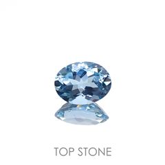 アクアマリン(宝石名アクアマリン)ナイジェリア産 1.06ct 識別済[220817384]8.1x6.2mm前後