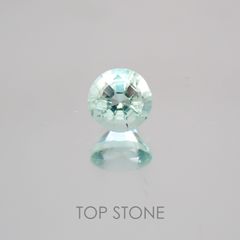 ミントベリル(宝石名グリーン・ベリル) ブラジル産 0.62ct 識別済[21079833]5.3×5.4mm前後