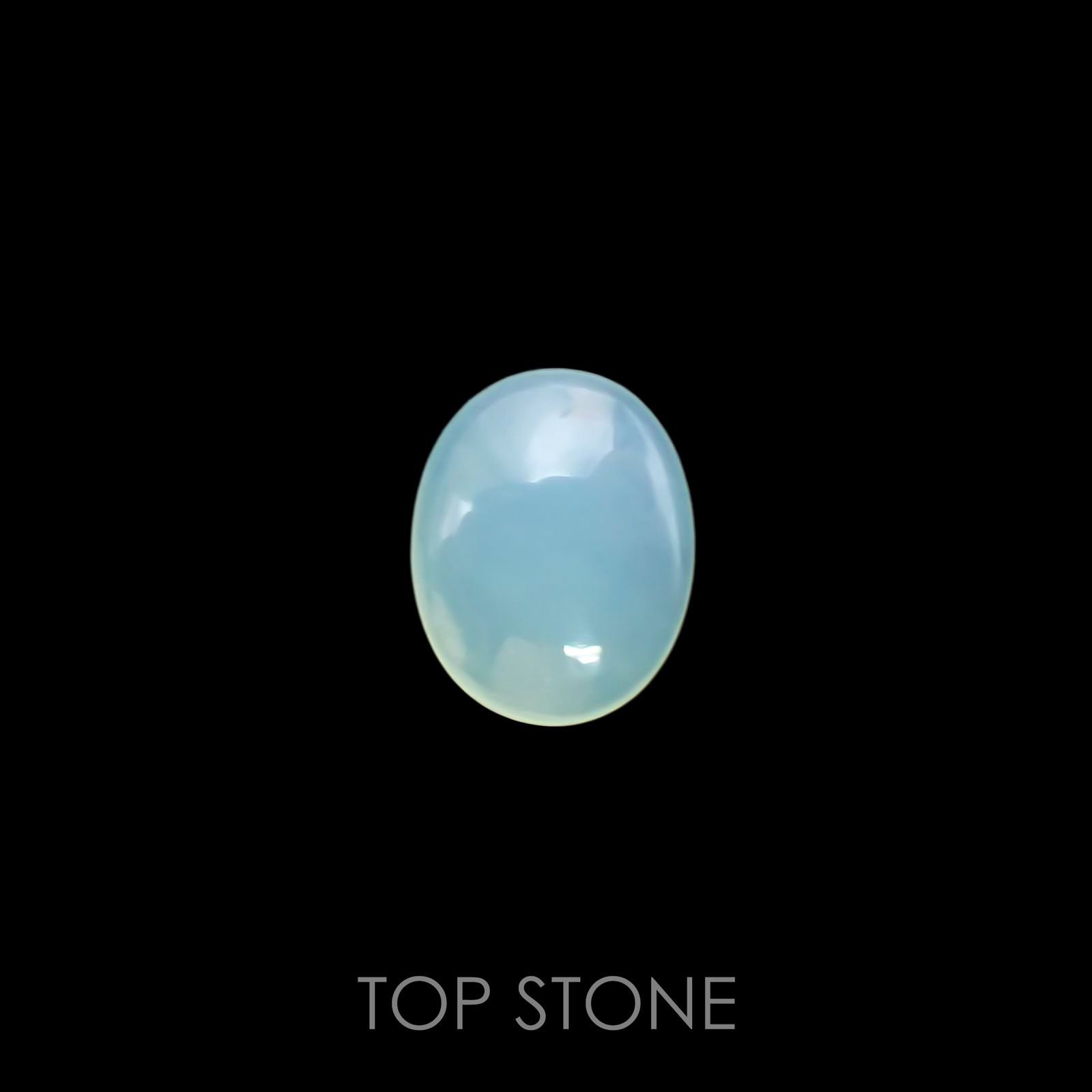 ブルーオパール(宝石名コモンオパール) ペルー産 1.21ct 識別済[21039188]9×7.1mm前後