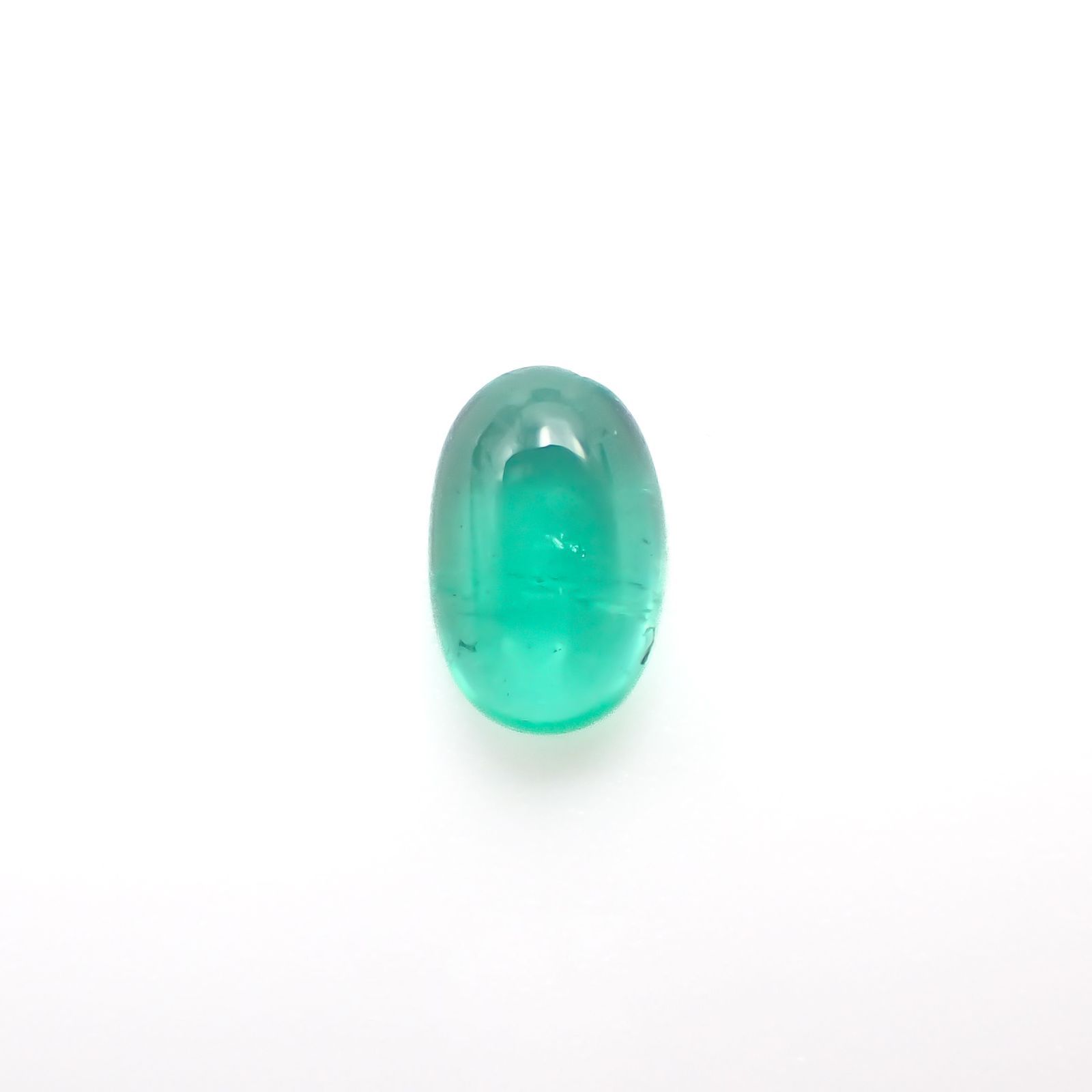 エメラルドキャッツアイ(宝石名エメラルド)コロンビア産 0.74ct 識別済[221018909]7x4.6mm前後
