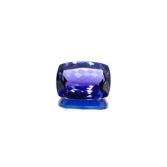 タンザナイト(宝石名タンザナイト) タンザニア産 ソ付(彩珠) 5.755ct / 12.6x9.1mm前後 [210310319]