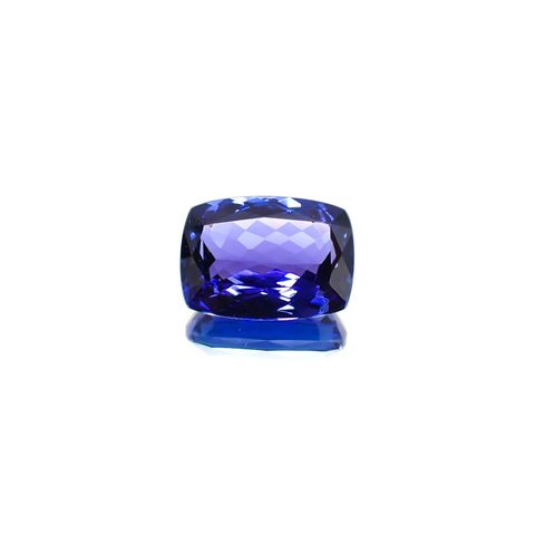 タンザナイト(宝石名タンザナイト) タンザニア産 ソ付(彩珠) 5.755ct / 12.6x9.1mm前後 [210310319]