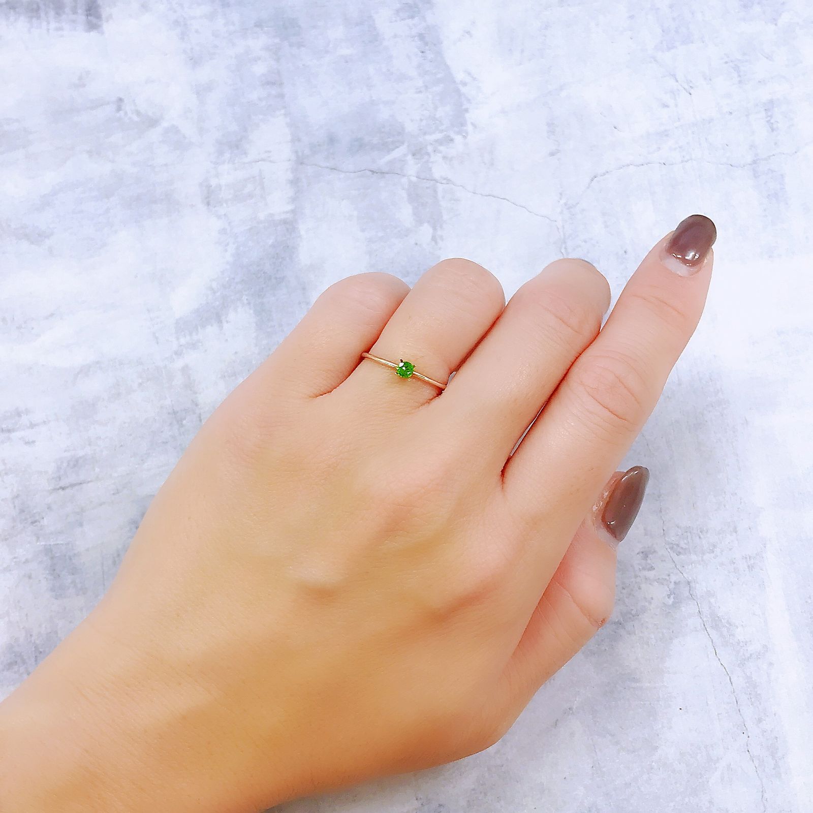 デマントイドガーネット ロシア産 0.12ct[221018223]3.1x3.1mm前後
