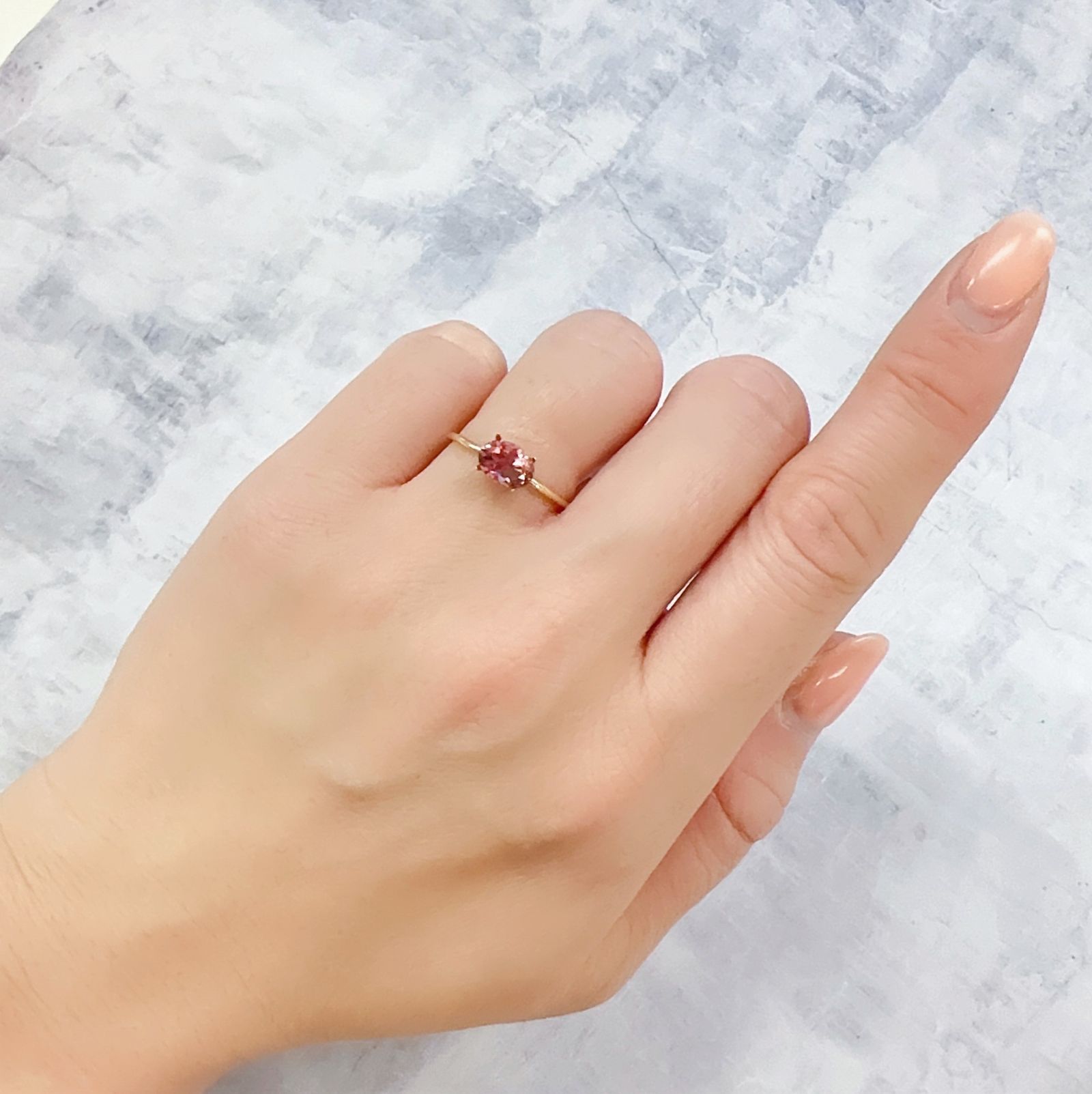 ピンクトルマリン ブラジル産 0.94ct[230220388]7.1x5.1mm前後