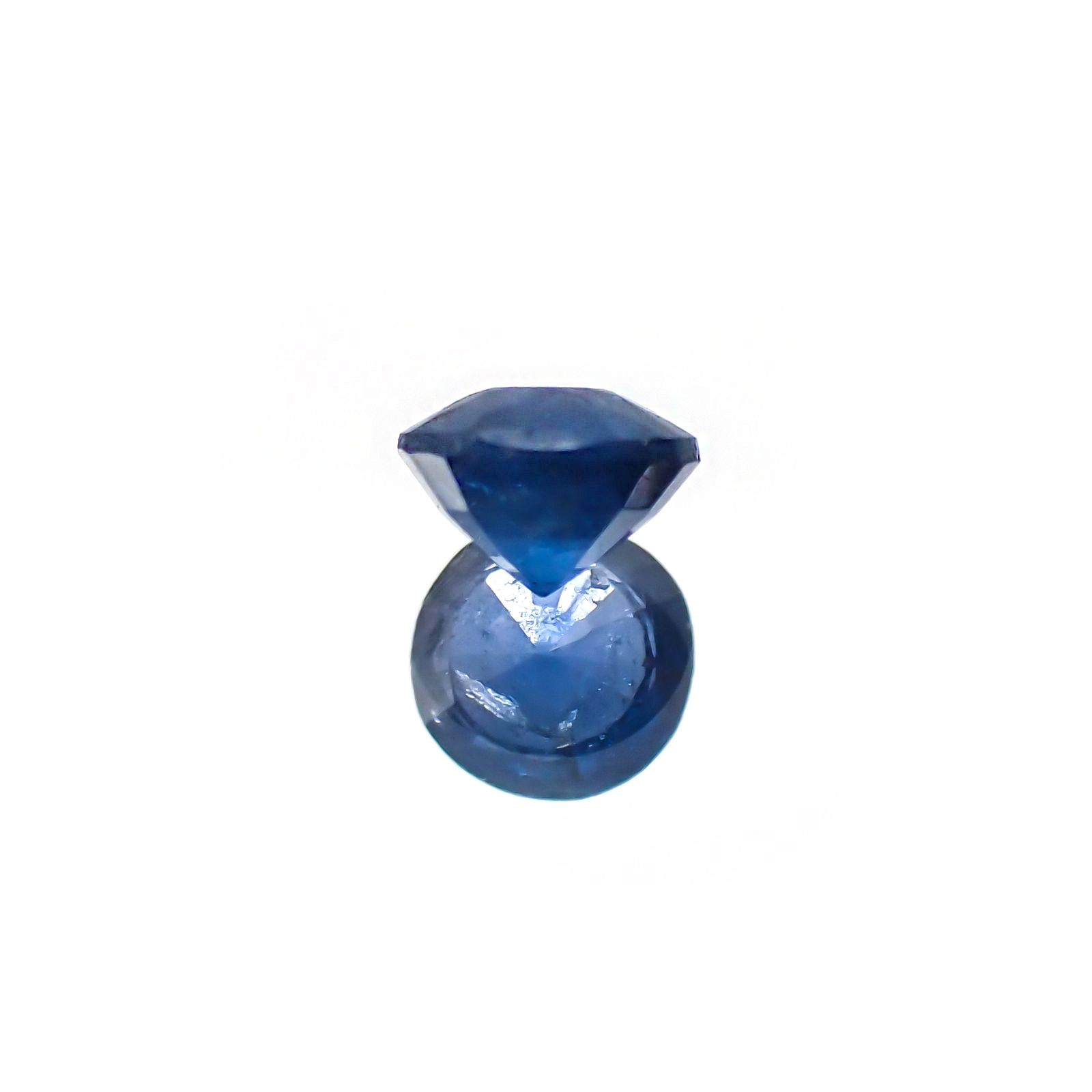 ガーナイト(宝石名 含コバルト・ガーナイト) ナイジェリア産 ソ付(彩珠) 0.391ct / 4x3.9mm前後 [260411549]