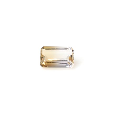 バイカラーシトリン ブラジル・ミナスジェライス州産 3.68ct[240326449]11.7x7.6mm前後