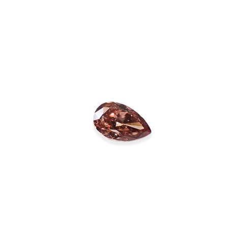 ピンクダイヤモンド(宝石名ダイアモンド VS-2/FANCY DEEP BROWNISH PINK) 0.033ct ソ付(AGT)[250129709]2.58x1.66mm前後