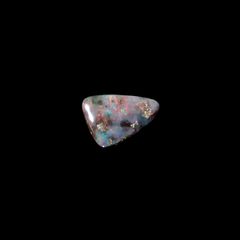 ボルダーオパール 原石磨き オーストラリア産 1.88ct[240226203]10.5x7.9mm前後