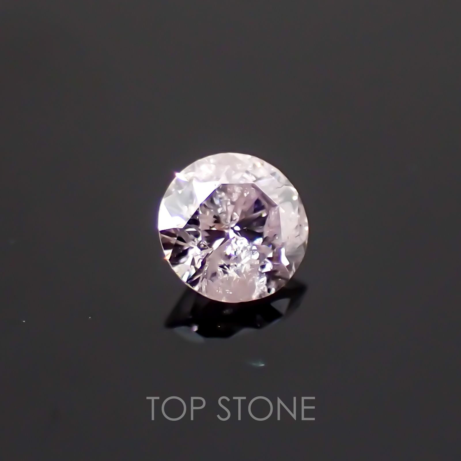 ピンクダイヤモンド(宝石名ダイヤモンド) I-2/LIGHT PINK 0.101ct ソ付(CGL)[21019340]2.9×2.9mm前後