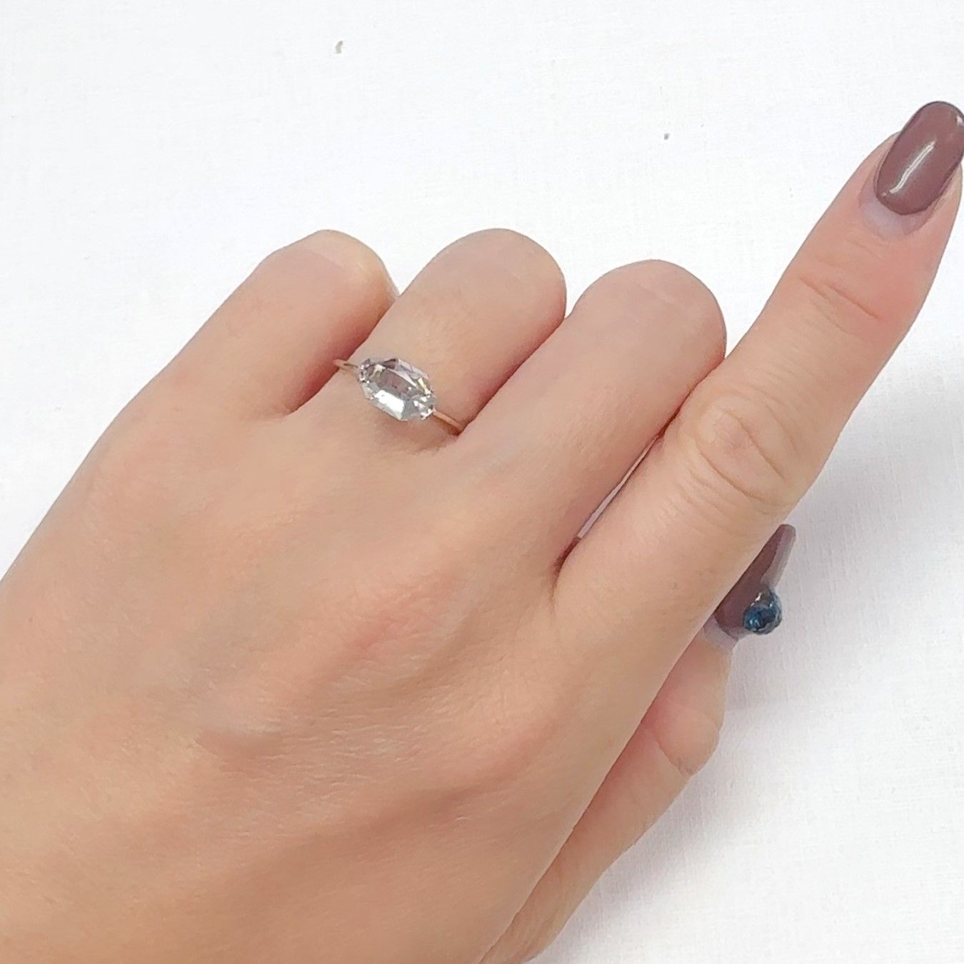 ◇カスタムカット◇ティンカーベルクォーツ ブラジル産 1.18ct[240628171]9.6x5.9mm前後