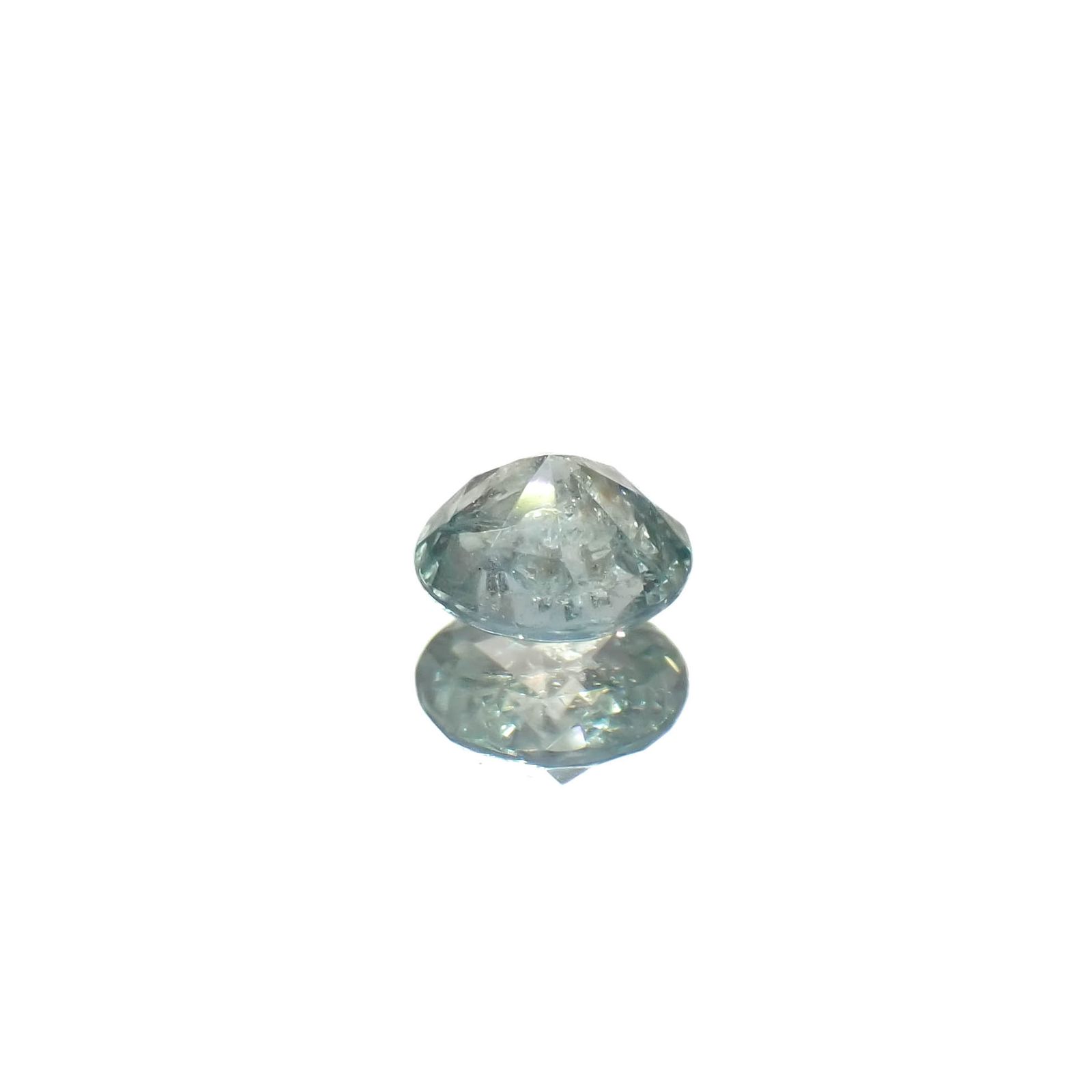 シルキーアレキサンドライト ブラジル・ミナスジェライス州ヘマチタ鉱山産 0.16ct[240627966]3.4x3.4mm前後