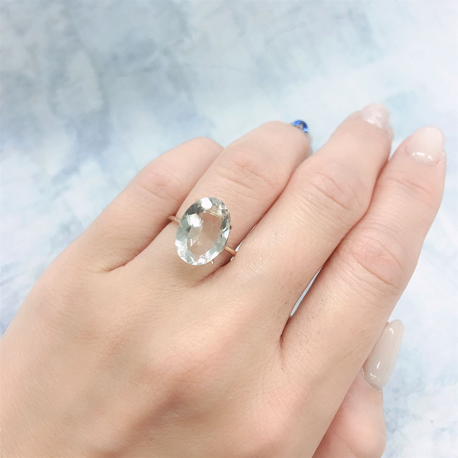 ハーキマーダイヤモンド アメリカ・ニューヨーク州産 4.61ct[220515712]14.1x10mm前後