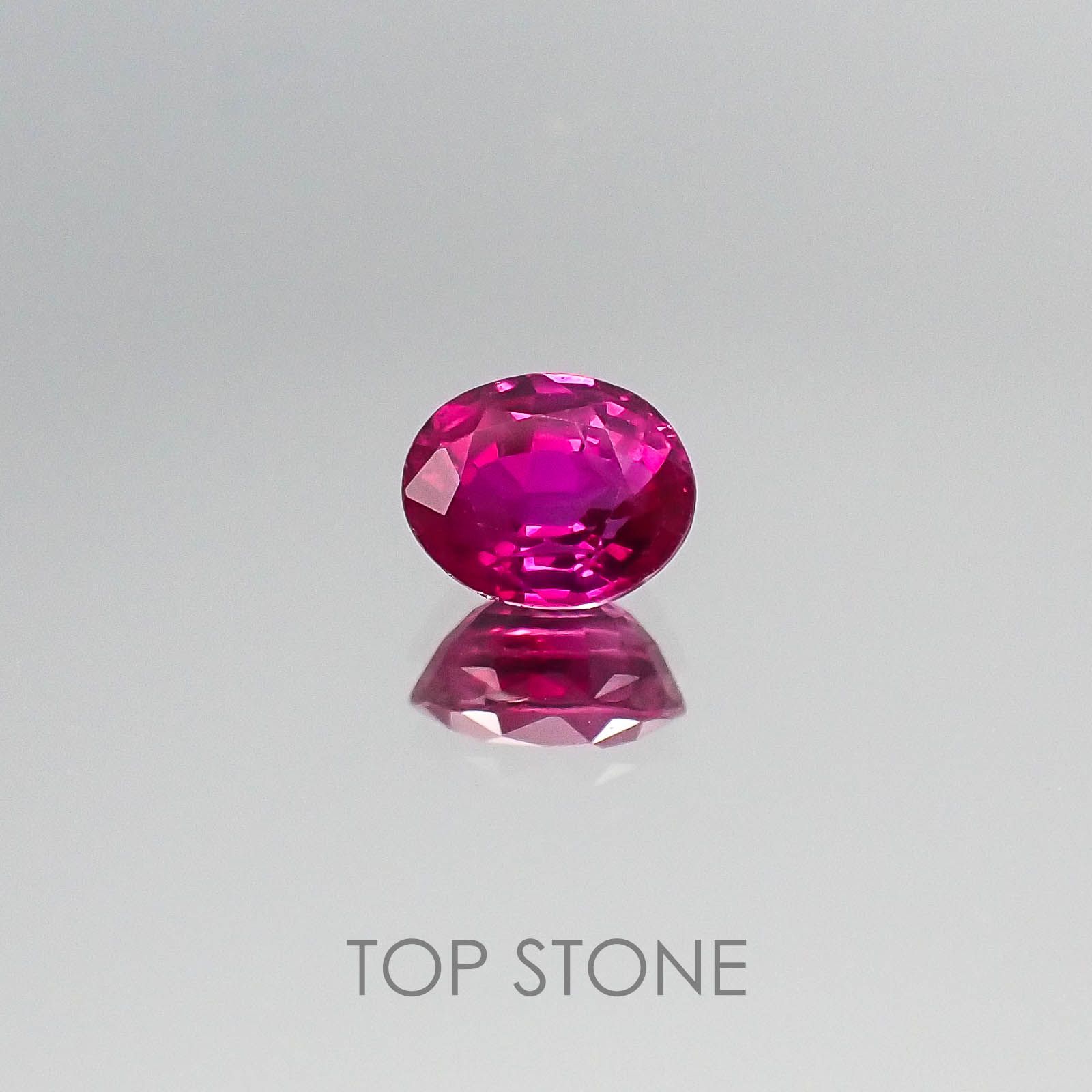 ルビー ビルマ産 ルース 0.66ct[20052361]5.4×4.4mm前後