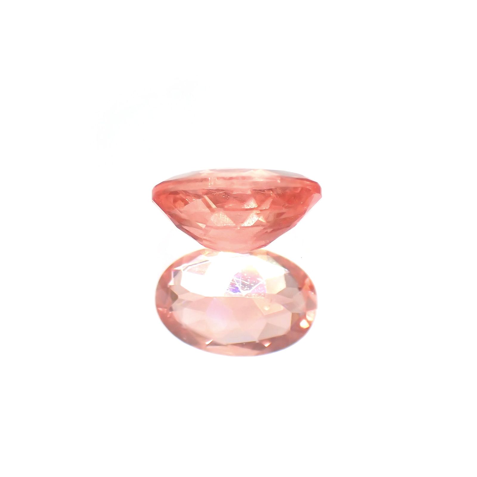 ロードクロサイト(宝石名ロードクロサイト)アメリカ・コロラド州スイートホームマイン産 ソ付(彩珠) 0.580ct / 6.1x4mm前後 [231124249]