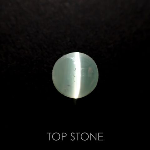 バナジウムコーネルピンキャッツアイ(宝石名コーネルピン)タンザニア産 0.67ct 識別済[221219434]5x4.9mm前後