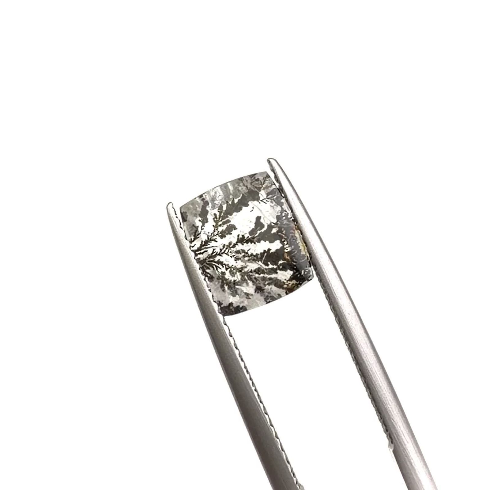デンドリチッククォーツ ブラジル産 2.33ct / 8.9x7.5mm前後