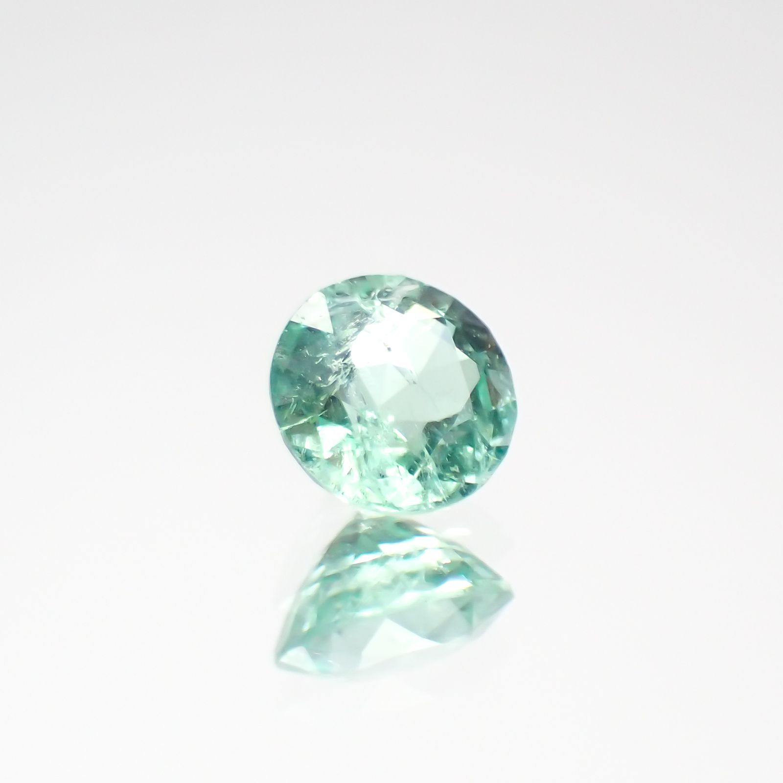 パステルカラーエメラルド コロンビア産 0.17ct[230421730]3.6x3.6mm前後