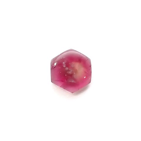 レッドベリル/ピンクベリル 原石スライス磨き アメリカ・ユタ州産 0.15ct[240326676]4.2x4.2mm前後