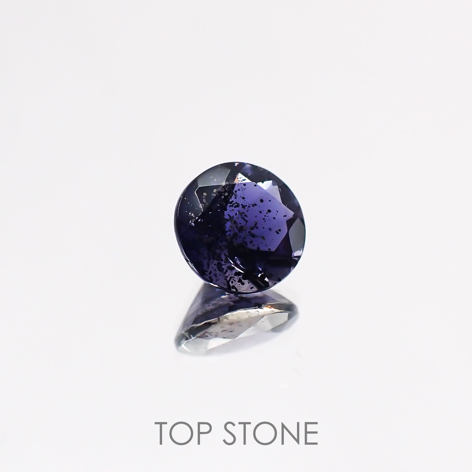 アイオライトサンストーン インド・ブラジル産 ルース 0.71ct[210611090]6×6mm前後